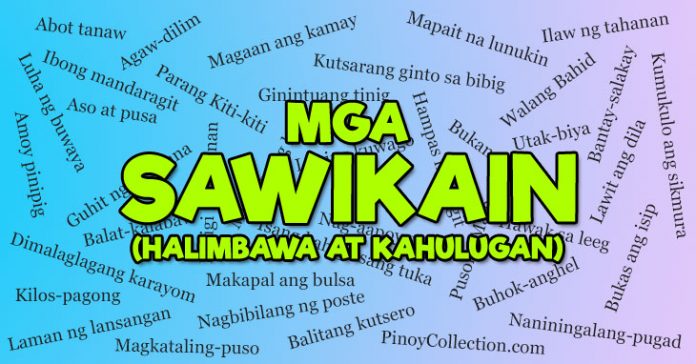 Sawikain 100 Halimbawa Ng Sawikain At Kahulugan