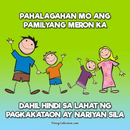 Top 7 Family Quotes Tagalog - Pinoy Collection